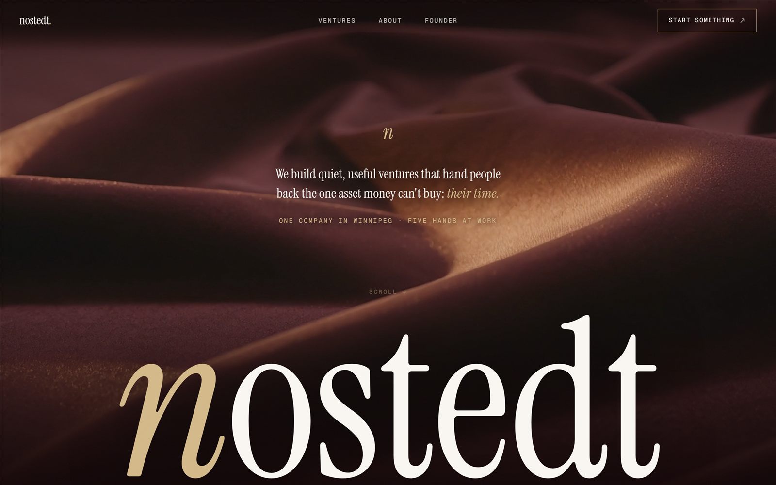 nostedt.com brand site