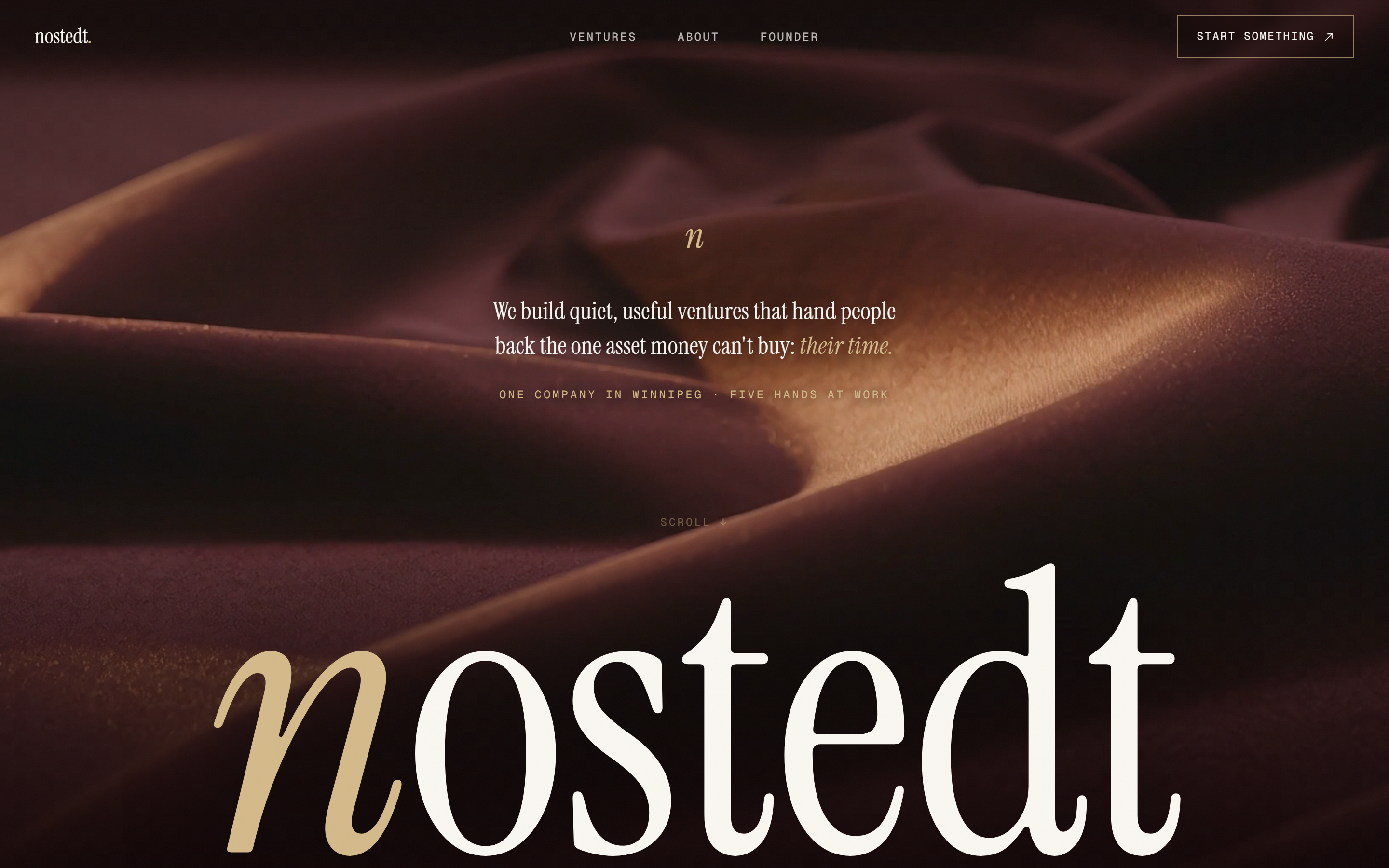 nostedt.com brand site